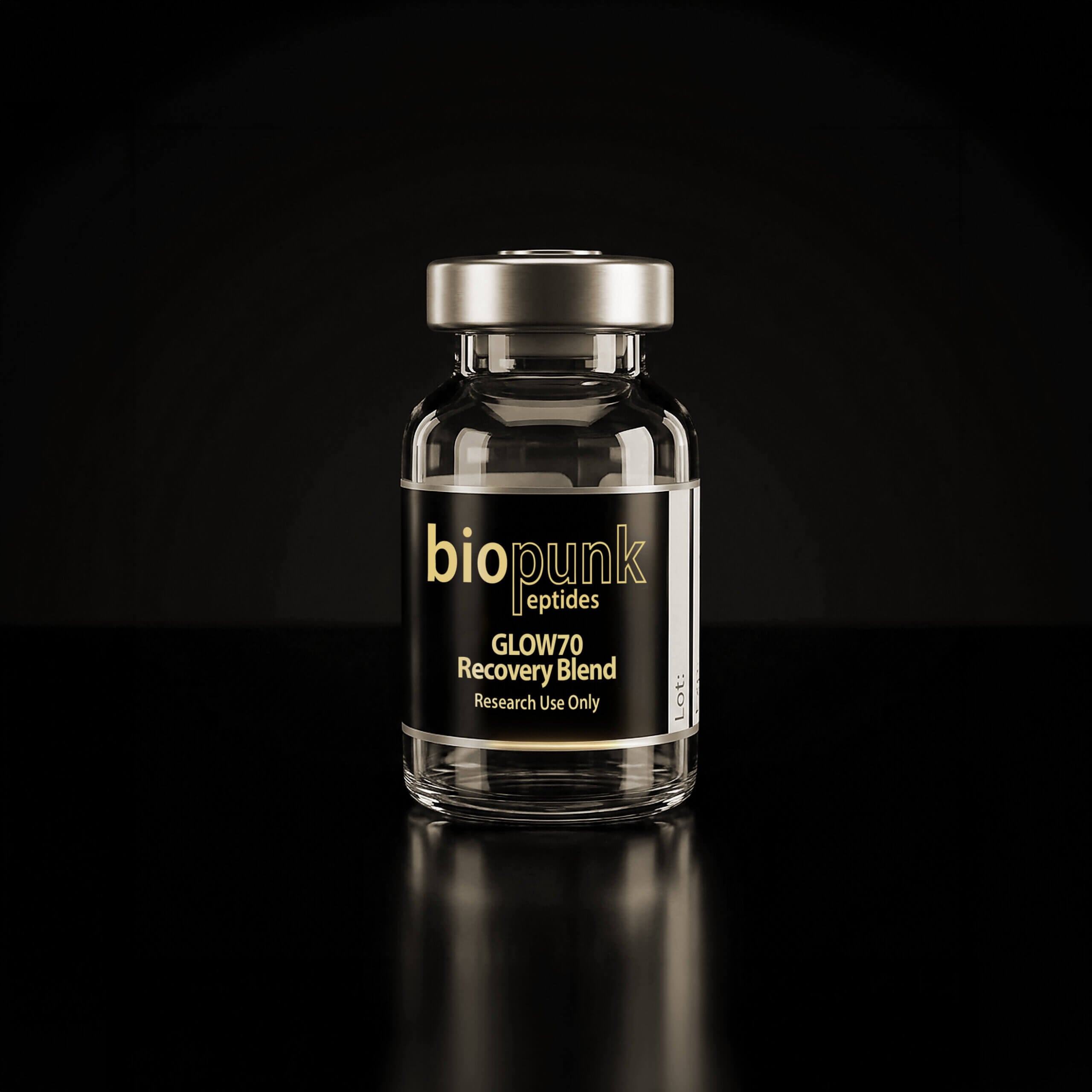 GLOW70 Recovery Blend vial